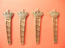  Applikationen Zierteile Beschläge mit Krone P 4