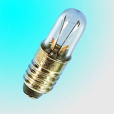 10x E5 Lampe E5/8 E5.5 Birne Kleinröhre 6x18 Modellbau Krippenlampe Puppenhaus