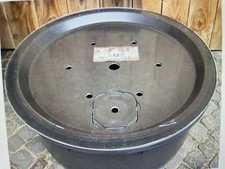 PE Becken mit GFK Deckel Ø 90 cm 150 Liter für Quellsteine Wasserspiele Zierbrun