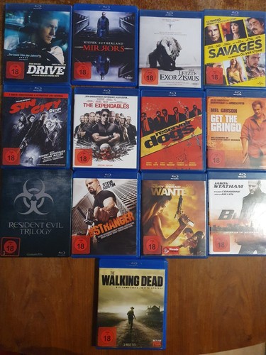 Blu ray sammlung fsk18 - sammlung,