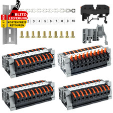 Reihenklemmen Hutschiene 40PC