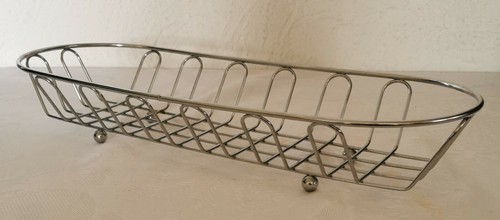 Design brotkorb oval edelstahl - brotkorb,