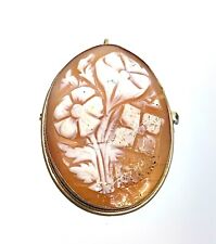 Brosche 800er Silber Gemme