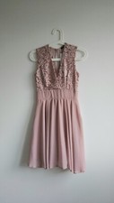 TFNC Kleid Rosa XS Spitze
