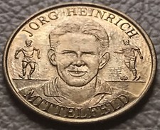 JORG HEINRICH MITTELFELD  Borussia Dortmund BVB 09 *mehr Pfiff* Souvenir-Jeton