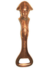 Werbe-Figürlicher Flaschenöffner "NAPOLEON COURVOISIER COGNAC" (Kupfer) Werbung