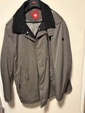 Wellenstein Herren Wintermantel, grau, Gr. XXL, sehr warm, v.Schulter 86 cm lang