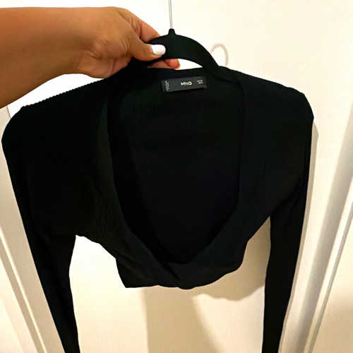 Mng damen crop - crop, schwarz