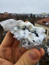 Turmalin Blau Indigolith Auf