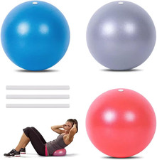 Gymnastikball Klein Pilates Ball,3 Stück Yoga Ball 20Cm,Pilatesball Mit Aufblasb