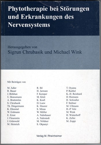 Chrubasik phytotherapie bei - phytotherapie,