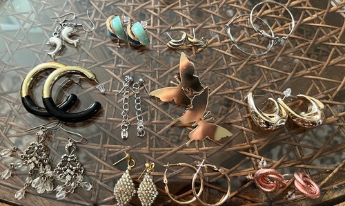Modeschmuck ohrringe konvolut - modeschmuck,