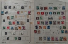 P333: Nachlass-Teil-Sammlung - DÄNEMARK - Anfang bis 1941 auf alten KaBe-Seiten