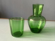 Glaskaraffe mit trinkglas - glaskaraffe,