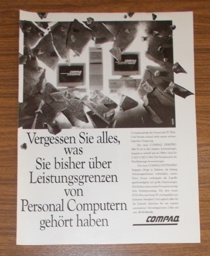 Seltene werbung compaq - seltene,