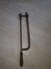 Vintage anrike Verstellbare Eisensäge Bügelsäge Altes Werkzeug