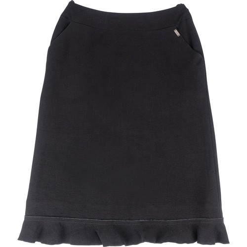 Chanel noir wool skirt - chanel, 36