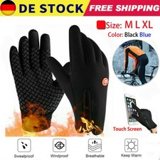 Winter Handschuhe Damen Herren Fahrrad Thermo Handschuhe Wasserdicht Touchscreen