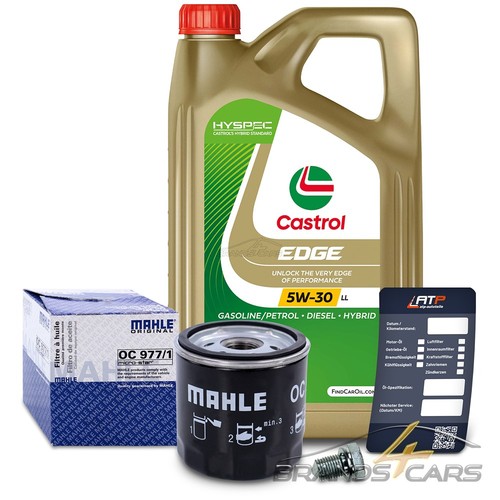Mahle ölfilter castrol - mahle, Ölfilter+5l