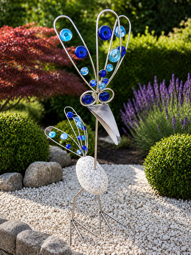 Edelstahl vogel garten - edelstahl,