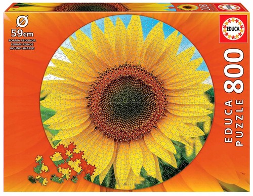 Educa sonnenblume rund puzzle - rund,