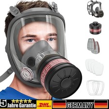 Atemschutz Vollmaske Gasmaske 6800 Staubmaske Lackiermaske Mit WechselfilternWir