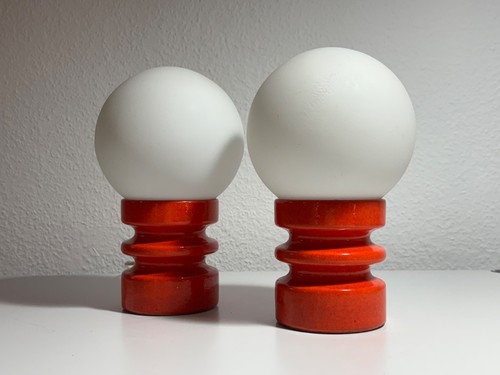 Pair 70er tischleuchten - pair, 60/70er