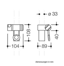 HEWI Brausehalter 950.33.E0194 95