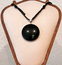 Obsidian spiegel anhänger - spiegel,