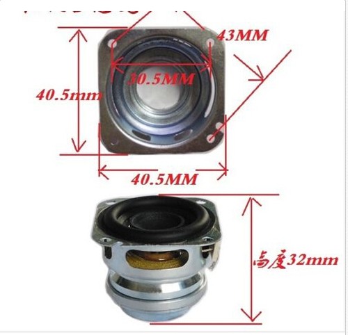 2stück zoll 4 ω - 2stück, 40