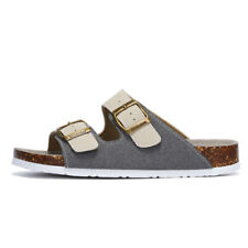 Maibulun Pantoletten Hauslatschen Sandalen Korksohle Hausschlappen Pantoffeln