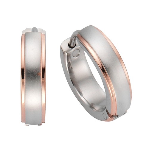 Creole ohrring herren stahl - creole,