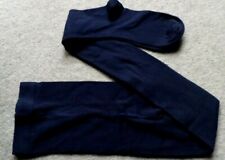 Damen-Strumpfhose aus 80 % Baumwolle Strickstrumpfhose Blau Gr.44-46 formstabil 