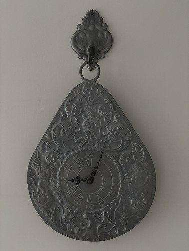 Metall wanduhr tropfenförmig - wanduhr,