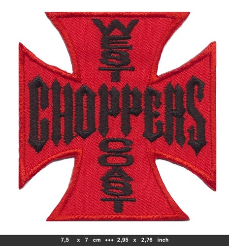 West coast choppers aufnäher - west,
