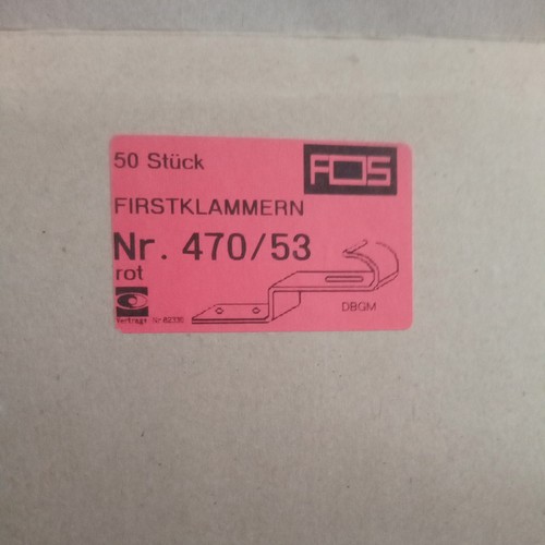 Stk firstklammern für - 50,