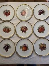 K & A Krautheim 9 Obstteller Vintage