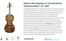 Alte Geige 4/4 Mittenwalder Barockvioline in sehr gutem Originalzustand zu verk.