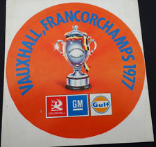 Werbe-Aufkleber Vauxhall