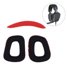 Ersatz Ohrpolster Ear Pad+Kopf Strahlkissen für Logitech G35/G930/G430 Kopfhörer