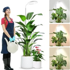 Pflanzenlampe LED Vollspektrum Grow Light mit 80 LEDs dimmbar Höhenverstellbar