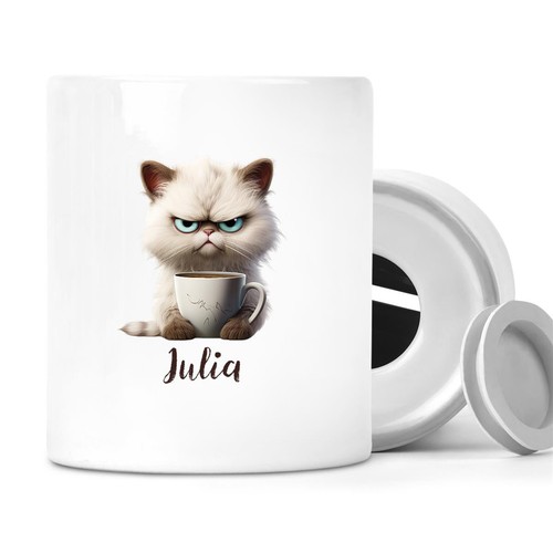 Spardose katze grumpy - katze,