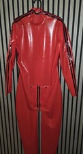 LATEX RUBBER ANZUG CATSUIT L