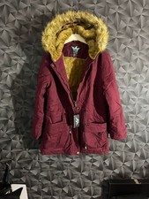 Damen Winterjacke Weinrot L