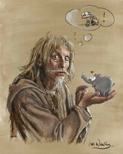 Otto waalkes pigmentdruck - otto,