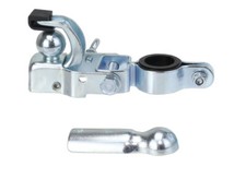 Ventura Anhängerkupplung Sattelstütze Montage silber Anhänger Kupplung 25,4 31,8