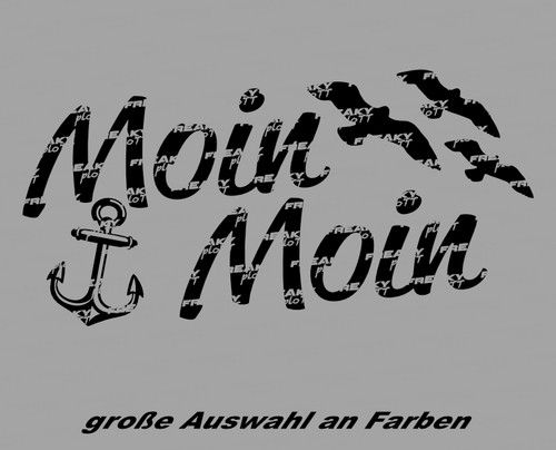 Moin anker aufkleber - aufkleber, auto