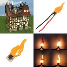 Flackerlicht brennendes Haus