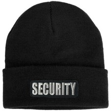 Mütze Security schwarz Beanie