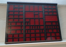 Alte schöne Setzkasten Schaukasten Vitrine66x61 cm-25425